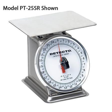 DETECTO 25 lb x 1/8 lb Mechanical Scale PT-25-R